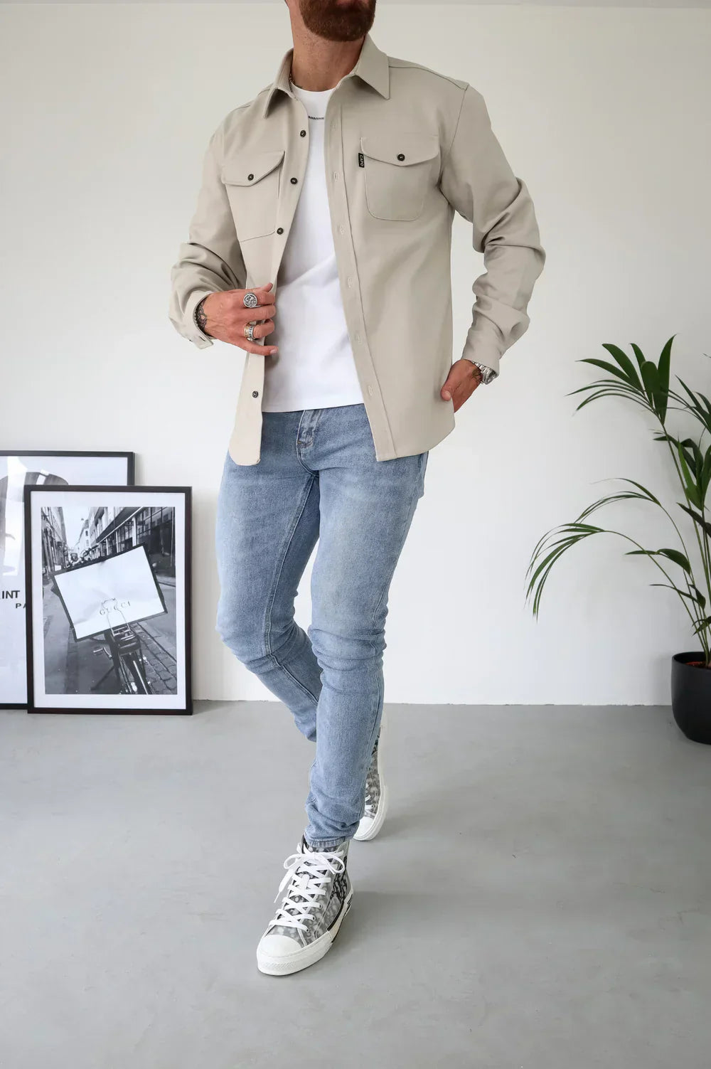 Franky | Elegant Herr Overshirt