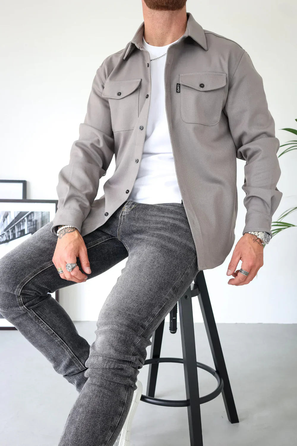 Franky | Elegant Herr Overshirt
