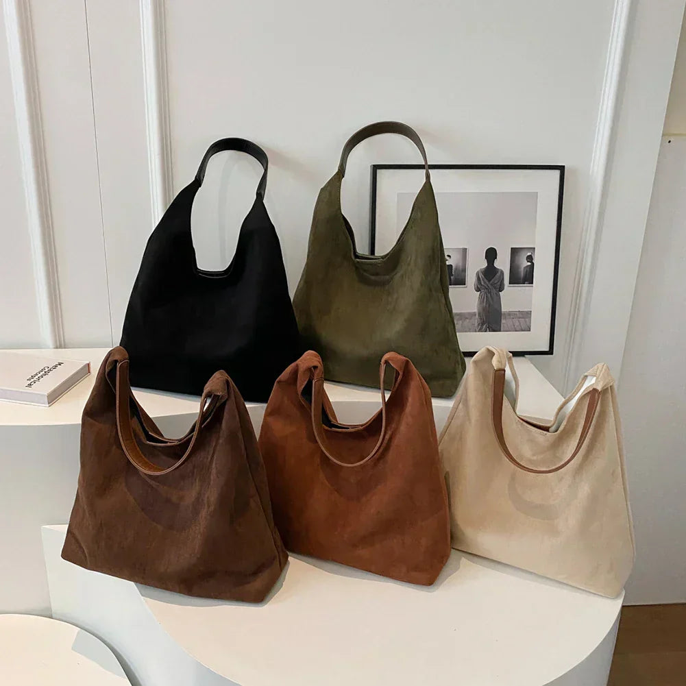 Cecilia - Suede Tote Veske