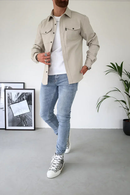 Franky | Elegant Herr Overshirt