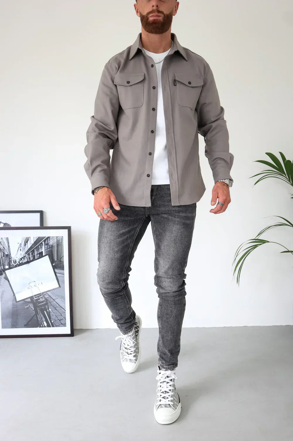 Franky | Elegant Herr Overshirt