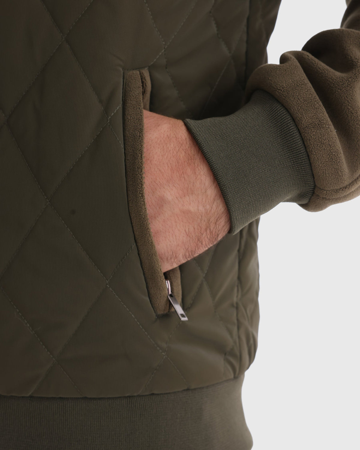Ruben | Panelled Hybrid Bomberjacke