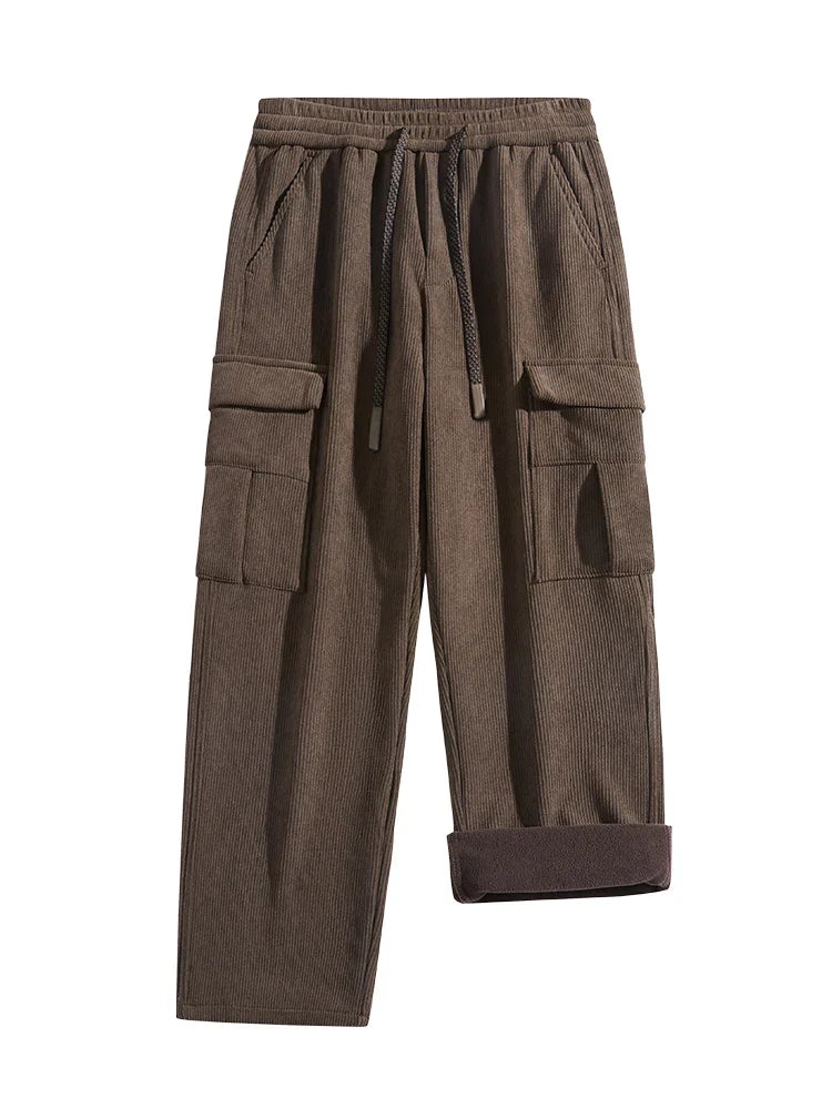 Carlsbad Cordhose mit Fleecefutter