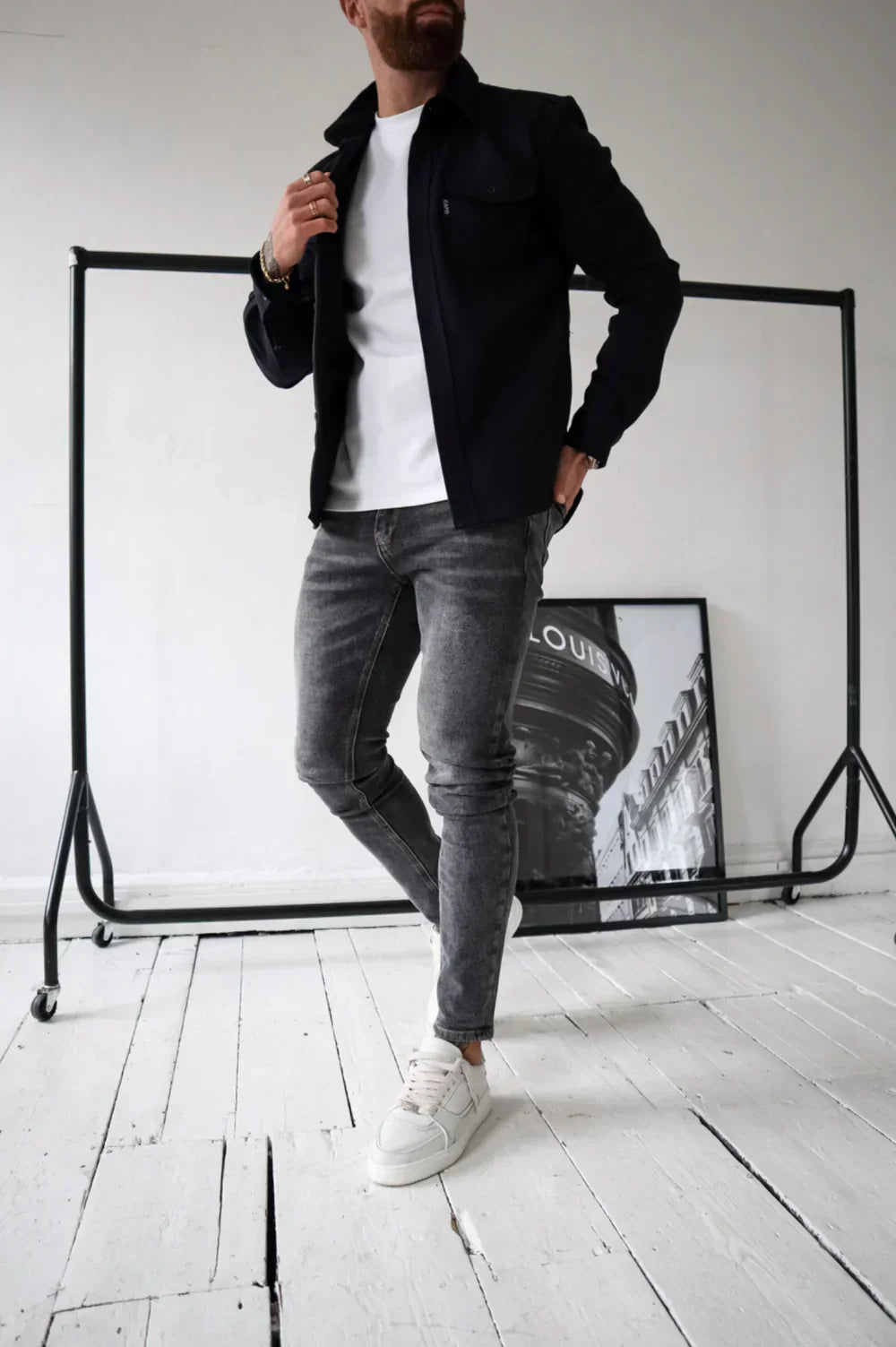 Franky | Elegant Herr Overshirt