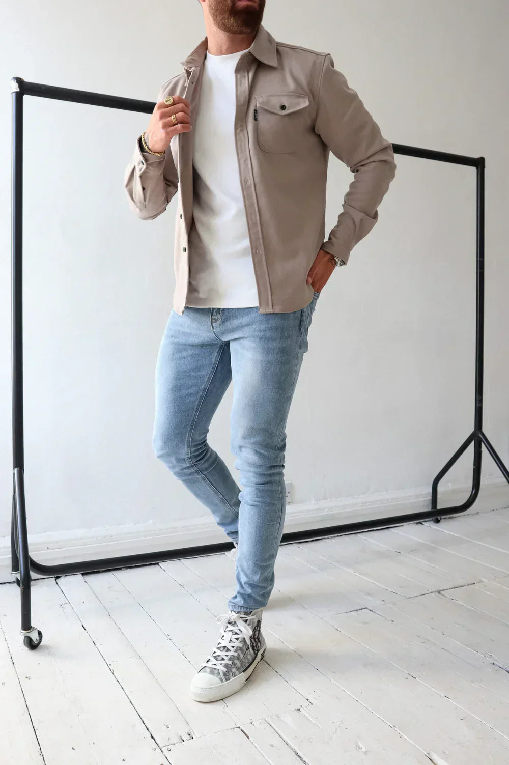 Franky | Elegant Herr Overshirt