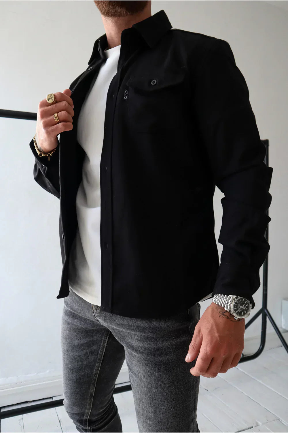 Franky | Elegant Herr Overshirt