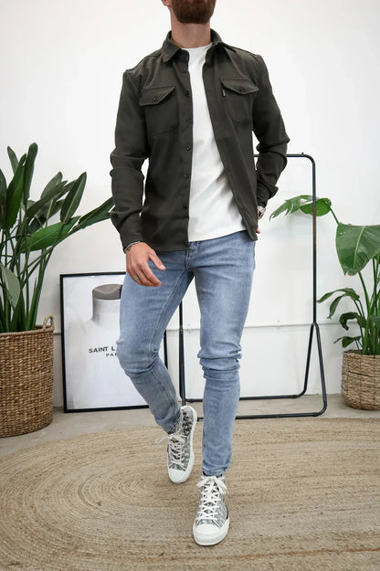 Franky | Elegant Herr Overshirt