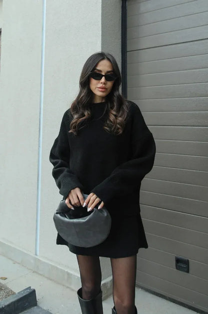 Helena - Strikket sett med skjørt og dress